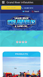Mobile Screenshot of grandriverinflatables.com
